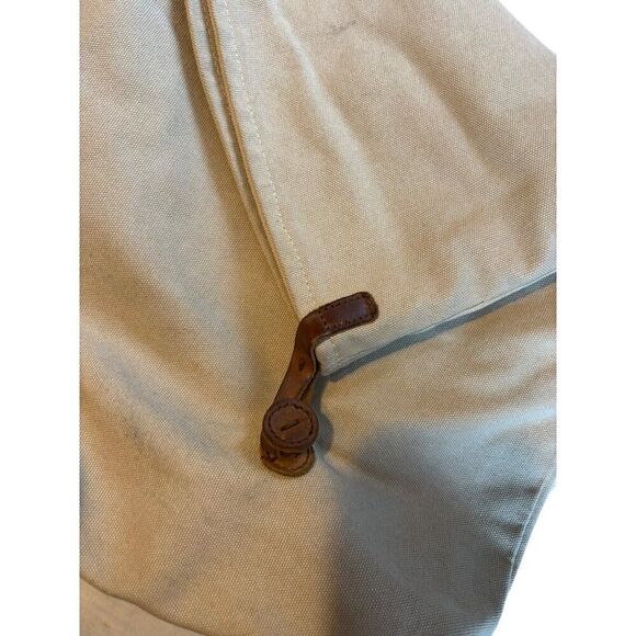 Vintage Canvas Messenger Bag With Adjustable Leather Strap & Buckle Closure - Picture 2 of 11